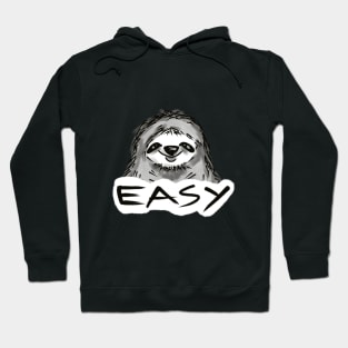 sloth. easy. cute animal Hoodie